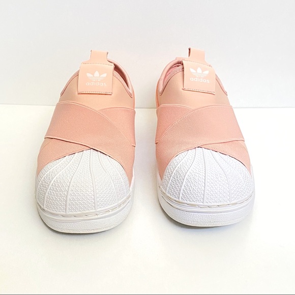adidas superstar peach pink